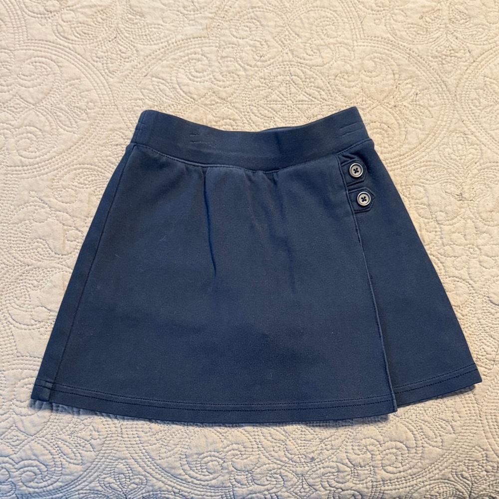 Cat & Jack Navy Skort with Button Detail